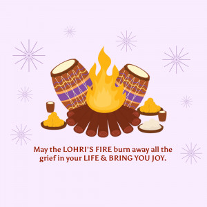 Happy Lohri hd images poster banner status and hd photos